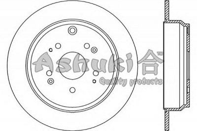 ASHUKI 09930304 -  Тормозной диск