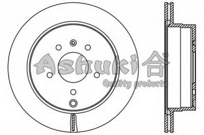 ASHUKI 09938090 -  Тормозной диск