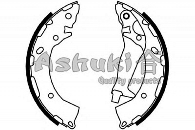 ASHUKI 10503350 -  Комплект тормозных колодок