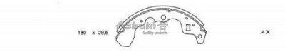 ASHUKI 10507008 -  Комплект тормозных колодок