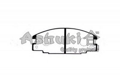 ASHUKI 10804009 -  Комплект тормозных колодок, дисковый тормоз
