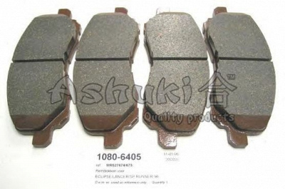 ASHUKI 10806405 -  Комплект тормозных колодок, дисковый тормоз