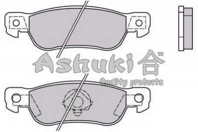 ASHUKI 10830009 -  Комплект тормозных колодок, дисковый тормоз