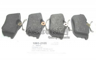 ASHUKI 10832105 -  Комплект тормозных колодок, дисковый тормоз