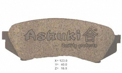 ASHUKI 10832202 -  Комплект тормозных колодок, дисковый тормоз