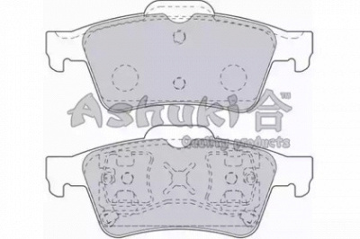 ASHUKI 10835401 -  Комплект тормозных колодок, дисковый тормоз