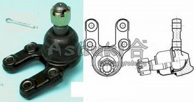 ASHUKI 14586001 -  Несущий / направляющий шарнир