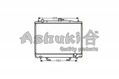 ASHUKI c55104 -  Радиатор, охлаждение двигателя