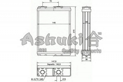 ASHUKI c98101 -  Катушка зажигания