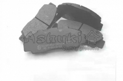 ASHUKI h02551 -  Комплект тормозных колодок, дисковый тормоз
