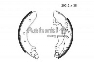 ASHUKI h04605 -  Комплект тормозных колодок