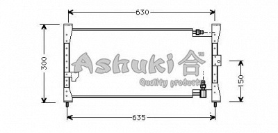ASHUKI h55916 -  Конденсатор, кондиционер