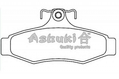 ASHUKI j01102 -  Комплект тормозных колодок, дисковый тормоз