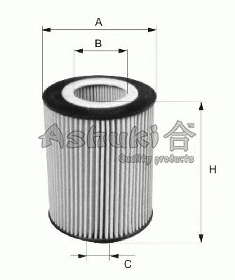 ASHUKI k00670 -  Топливный фильтр
