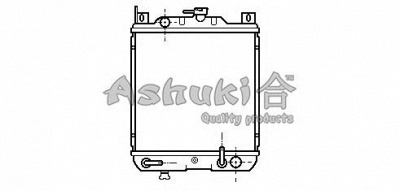 ASHUKI k45202 -  Радиатор, охлаждение двигателя