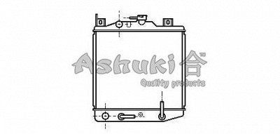 ASHUKI k45302 -  Радиатор, охлаждение двигателя