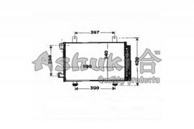 ASHUKI k46203 -  Конденсатор, кондиционер