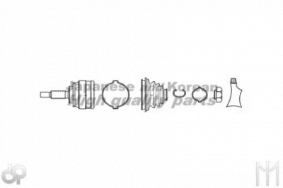 ASHUKI m15606 -  Шарнирный комплект, приводной вал