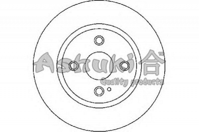 ASHUKI m60639 -  Тормозной диск