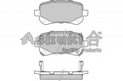 ASHUKI us104259 -  Комплект тормозных колодок, дисковый тормоз