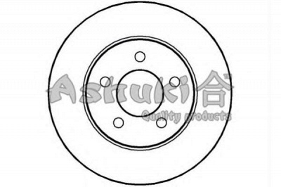 ASHUKI us104307 -  Тормозной диск