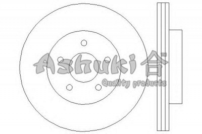 ASHUKI us104328 -  Тормозной диск