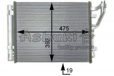 ASHUKI y55094 -  Конденсатор, кондиционер