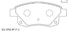 ASIMCO kd6789 -  Колодки тормозные дисковые передние, комплект