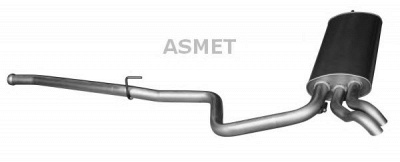 ASMET 01076 -  Глушитель выхлопных газов конечный