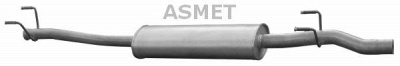 ASMET 02053 -  Средний глушитель выхлопных газов