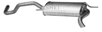 ASMET 03049 -  Глушитель выхлопных газов конечный