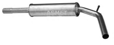 ASMET 03050 -  Средний глушитель выхлопных газов