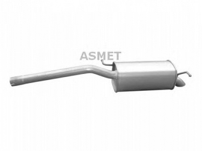 ASMET 03077 - Глушитель выхлопных газов конечный