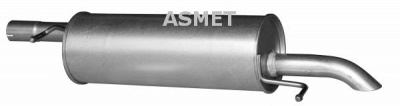 ASMET 04083 -  Глушитель выхлопных газов конечный
