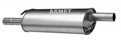 ASMET 04108 - Средний глушитель выхлопных газов