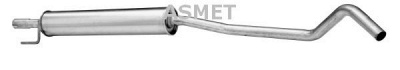 ASMET 05145 - Средний глушитель выхлопных газов