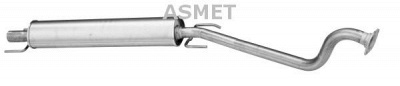 ASMET 05158 - Средний глушитель выхлопных газов