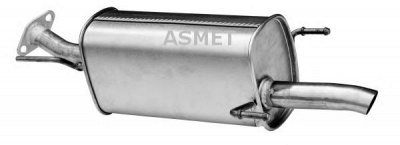 ASMET 05160 - Глушитель выхлопных газов конечный