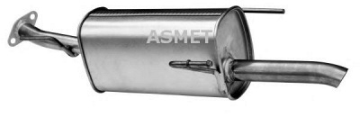 ASMET 05162 -  Глушитель выхлопных газов конечный