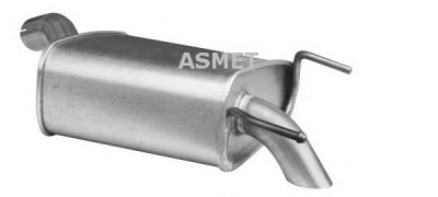 ASMET 05170 - Глушитель выхлопных газов конечный
