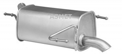 ASMET 05171 - Глушитель выхлопных газов конечный