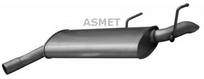 ASMET 05178 - Глушитель выхлопных газов конечный