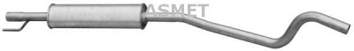 ASMET 05179 -  Средний глушитель выхлопных газов
