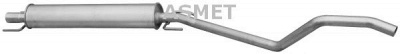 ASMET 05182 - Средний глушитель выхлопных газов