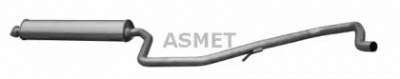 ASMET 05205 -  Средний глушитель выхлопных газов