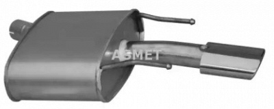 ASMET 05215 -  Глушитель выхлопных газов конечный