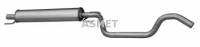 ASMET 05229 -  INTERCARS ГЛУШИТЕЛЬ СИСТЕМЫ ВЫПУСКА, СРЕДНИЙ (E3AF
