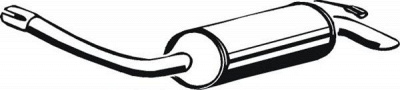ASMET 07023 -  Глушитель выхлопных газов конечный