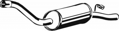 ASMET 07045 -  Глушитель выхлопных газов конечный