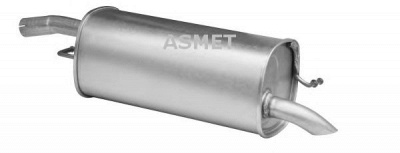 ASMET 07180 -  Глушитель выхлопных газов конечный